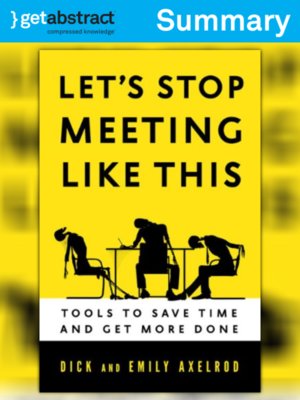 cover image of Let's Stop Meeting Like This (Summary)